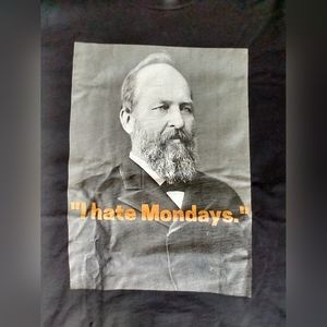 James Garfield I Hate Mondays T-shirt